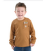 Carhartt Kids Long Sleeve Tool Pocket T-shirt - Carhartt Brown at Dave's New York