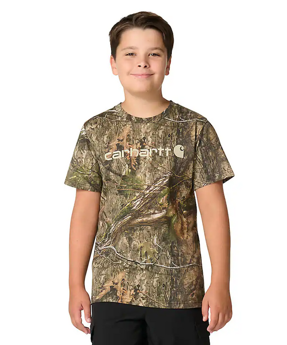 Carhartt Youth Short Sleeve Camo T-Shirt - Mossy Oak Camo at Dave's New York