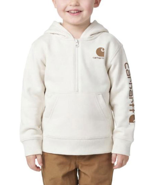 Carhartt Kids 1/2-Zip Hooded Sweatshirt - Turtledove at Dave's New York