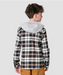 Carhartt Kids Flannel Button-Front Hooded Shirt - Caviar Black at Dave's New York