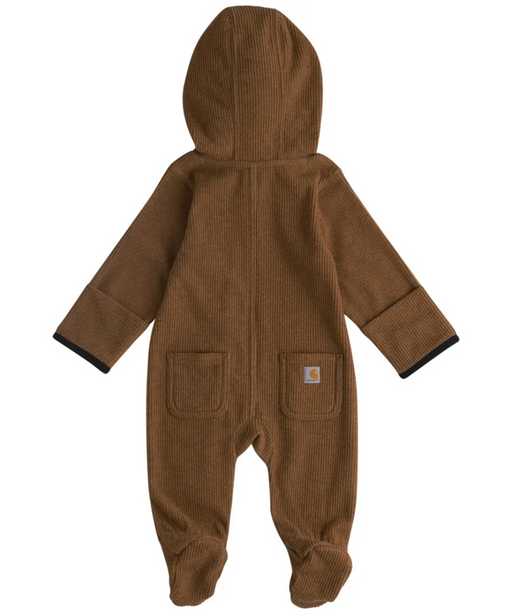 Carhartt Infant Long Sleeve Footed Quilt Coverall - Carhartt Brown at Dave's New York