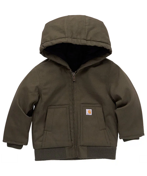 Carhartt Toddler Flannel Quilt Lined Active Jacket - Olive at Dave's New York