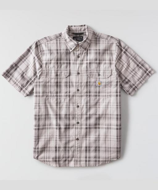 Carhartt Men's Fort Chambray Plaid Shirt - Carhartt Gray at Dave's New York