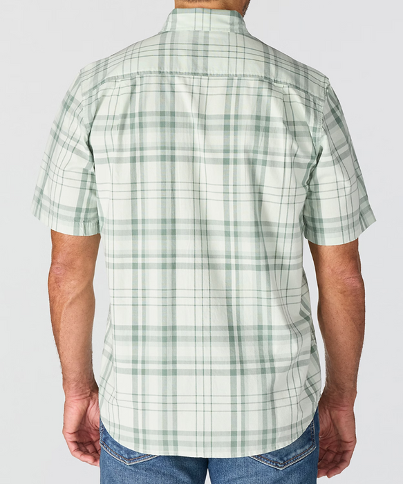 Carhartt Men's Fort Chambray Plaid Shirt - Smoke Teal at Dave's New York