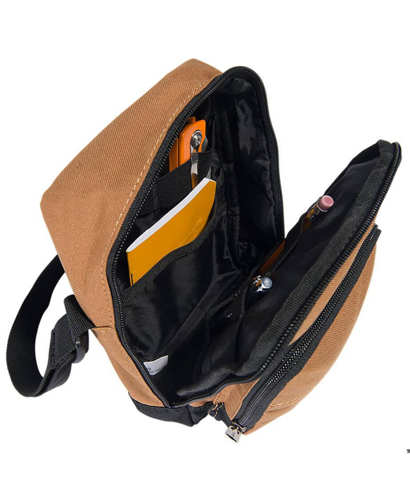 Carhartt Crossbody Zip Bag - Carhartt Brown at Dave's New York