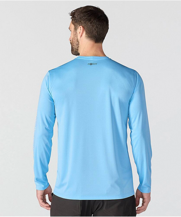Carhartt Men's Force Sun Defender Long Sleeve T-shirt - Blue Gleam Heather at Dave's New York