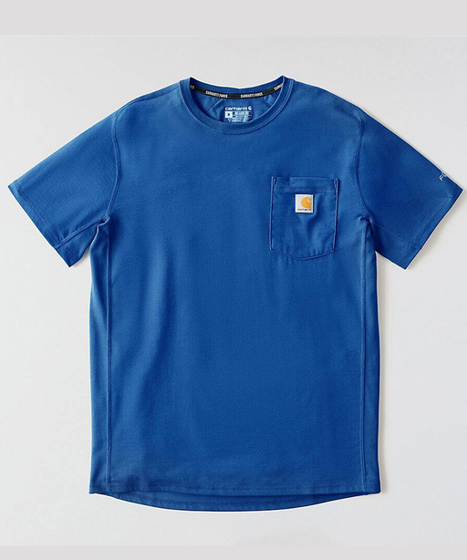 Carhartt Men's Force Short-Sleeve Pocket T-Shirt - Electric Indigo Heather at Dave's New York