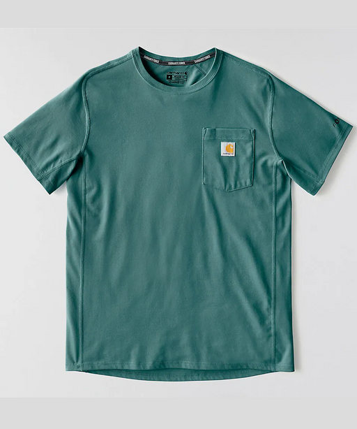Carhartt Men's Force Short-Sleeve Pocket T-Shirt - Transformative Teal at Dave's New York
