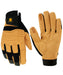 Carhartt Men's High-Dexterity TouchScreen Secure Cuff Gloves - Black/Barley at Dave's New York