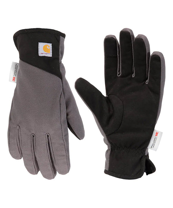 Carhartt Men's Rugged FLex Insulated Open Cuff Gloves - Gravel at Dave's New York