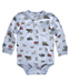 Carhartt Infant Long Sleeve Pocket Bodysuit Onesie in Blue at Dave's New York