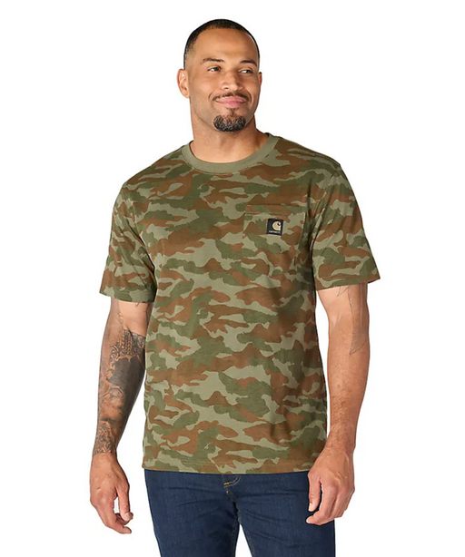 Carhartt Irvine Relaxed Camo T-Shirt - Army Green Camo at Dave's New York