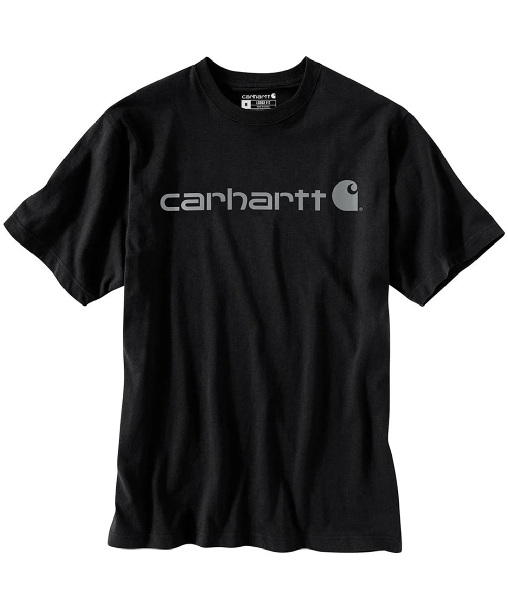 Carhartt K195 Signature Logo T-Shirt - Black/Gray — Dave's New York