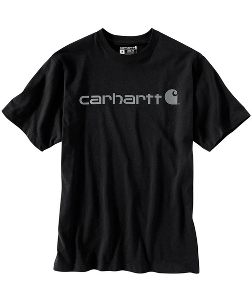 Carhartt K195 Signature Logo T-Shirt - Black/Gray at Dave's New York