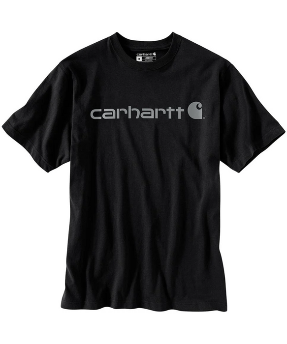 Carhartt K195 Signature Logo T-Shirt - Black/Gray at Dave's New York