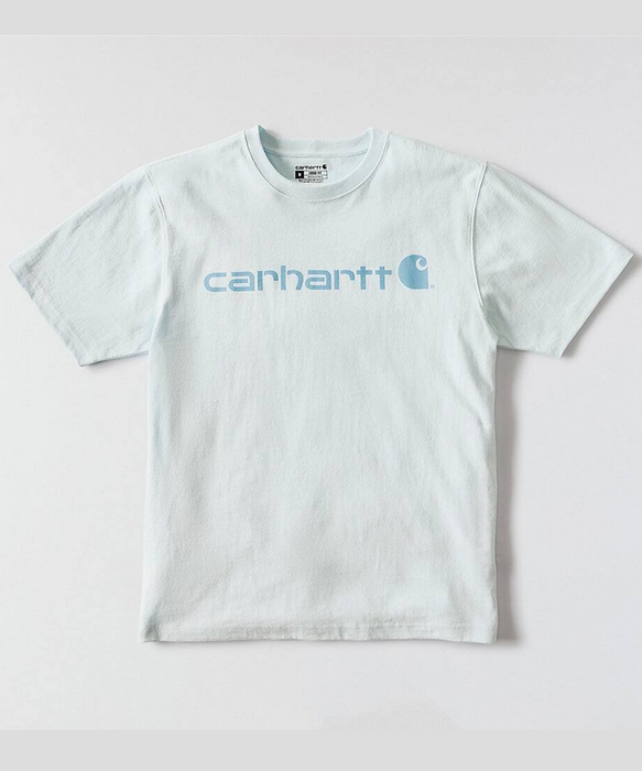 Carhartt K195 Signature Logo T-Shirt - Early Fog at Dave's New York