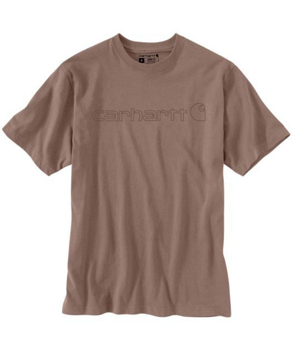 Carhartt K195 Signature Logo T-Shirt - Soft Sepia at Dave's New York
