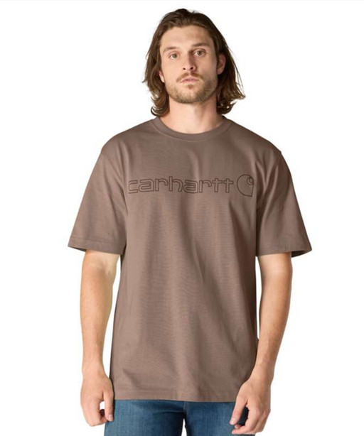 Carhartt K195 Signature Logo T-Shirt - Soft Sepia at Dave's New York