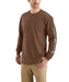 Carhartt Signature Sleeve Logo Long-Sleeve T-Shirt - Mocha Heather at Dave's New York