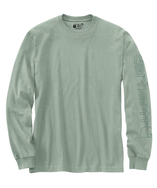 Carhartt Signature Sleeve Logo Long-Sleeve T-Shirt - Seabrook at Dave's New York