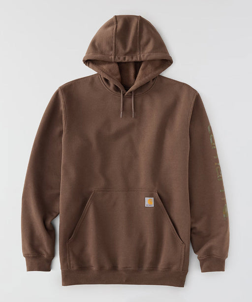 Carhartt Men's Midweight Logo Hooded Sweatshirt - Dark Clove at Dave's New York