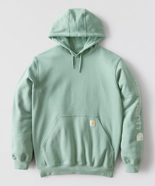Carhartt Midweight Logo Hooded Sweatshirt - Green Slate at Dave's New York