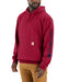 Carhartt Midweight Logo Hooded Sweatshirt - Industry Red at Dave's New York