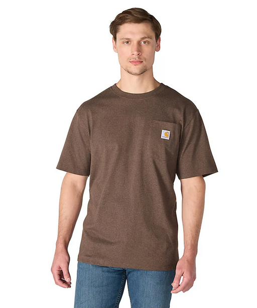 Carhartt K87 Workwear Pocket T-Shirt - Dark Clove Heather at Dave's New York
