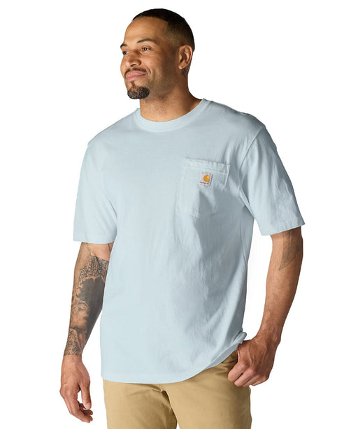 Carhartt Men's K87 Workwear Pocket T-Shirt - Early Fog at Dave's New York