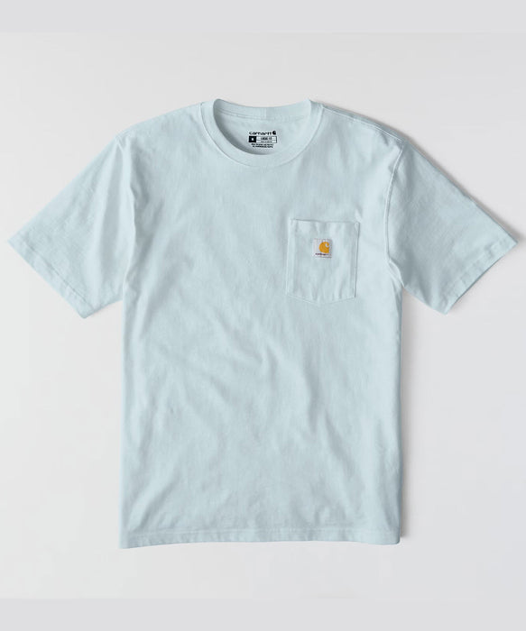 Carhartt Men's K87 Workwear Pocket T-Shirt - Early Fog at Dave's New York