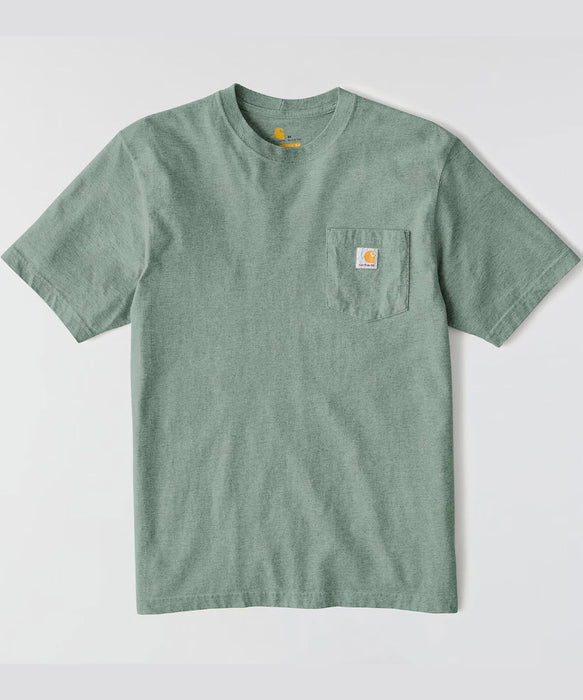 Carhartt Men's K87 Workwear Pocket T-Shirt - Green Slate Heather at Dave's New York