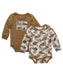 Carhartt Kids 2-piece Longsleeve Bodysuit Onesies - Carhartt Brown/Malt at Dave's New York