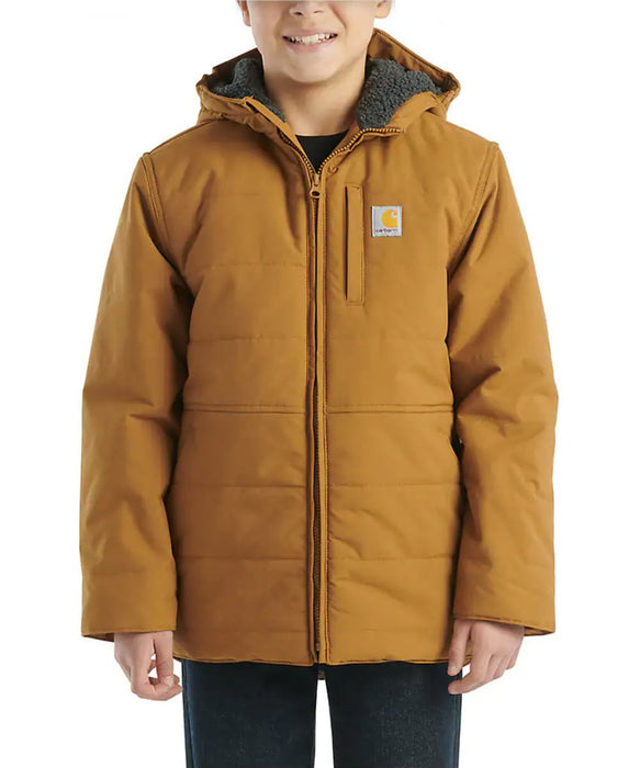 Carhartt Kids Montana Insulate Hooded Jacket - Carhartt Brown at Dave's New York