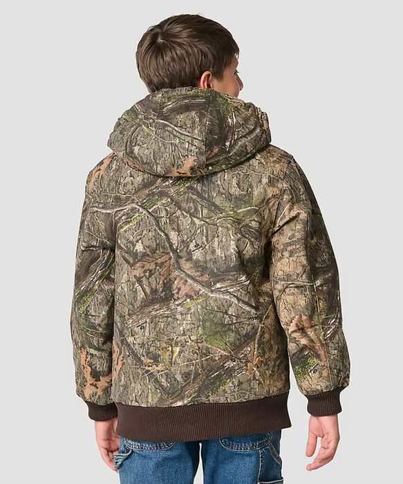 Carhartt Kids Canvas Insulated Hooded Camo Jacket - Mossy Oak at Dave's New York