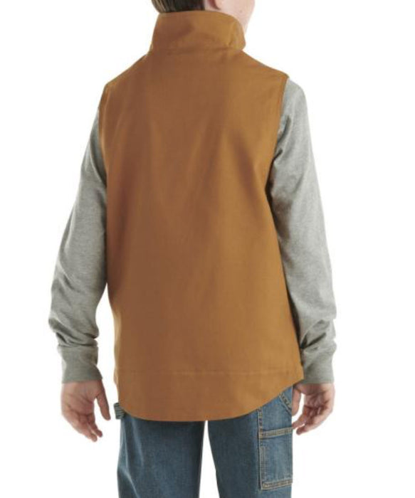 Carhartt Kids Sherpa Lined Vest - Carhartt Brown
