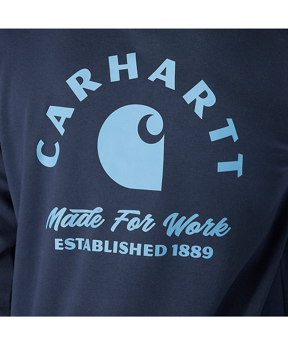 Carhartt Sawyer Work Hoodie Sweatshirt - Navy at Dave's New York
