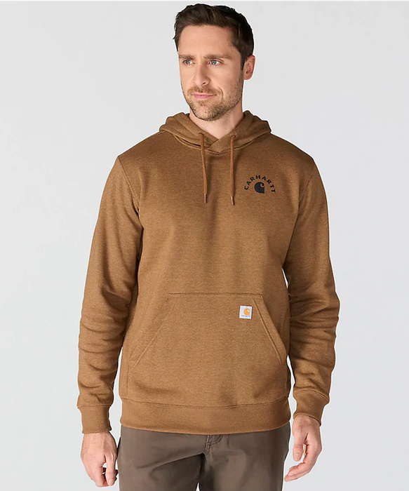 Carhartt Sawyer Work Hooded Sweatshirt - Red Duck Heather at Dave's New York