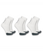 Carhartt Men's Force® Midweight Logo Short Crew Sock 3-Pack - White at Dave's New York