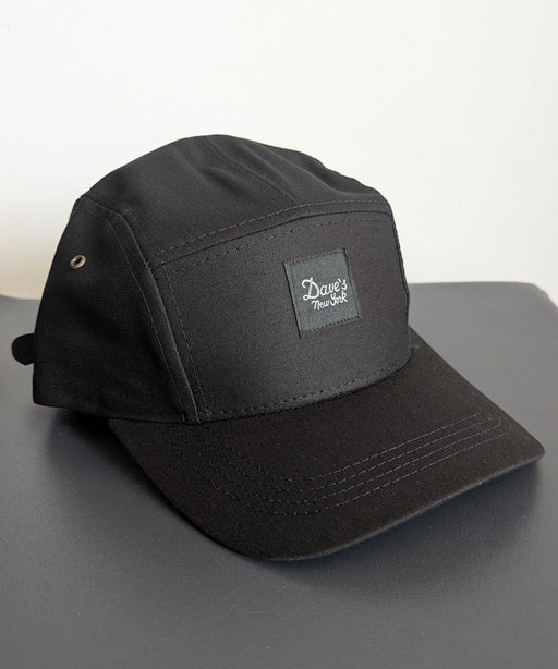 Dave's New York Vintage Logo 5-Panel Cap - Black