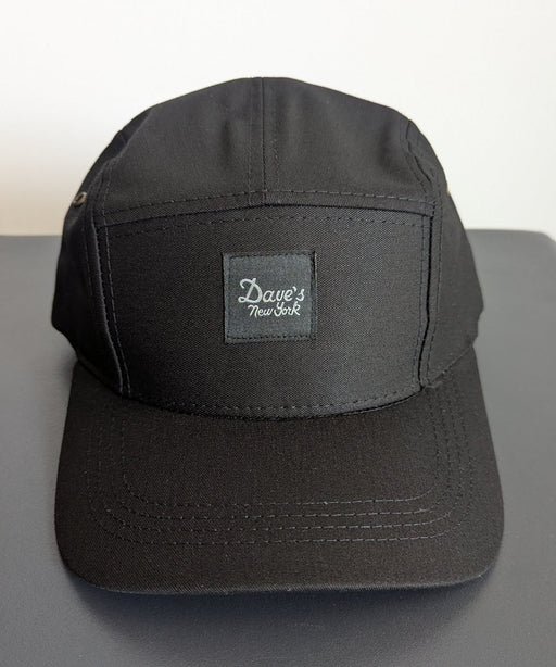 Dave's New York Vintage Logo 5-Panel Cap - Black