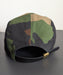 Dave's New York Vintage Logo 5-Panel Cap - Woodland Camo/Black