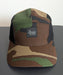 Dave's New York Vintage Logo 5-Panel Cap - Woodland Camo/Black