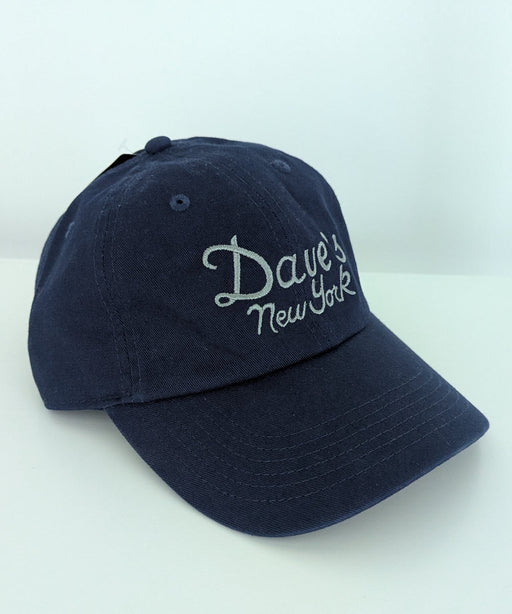 Dave's New York Vintage Logo Embroidered Cap - Navy