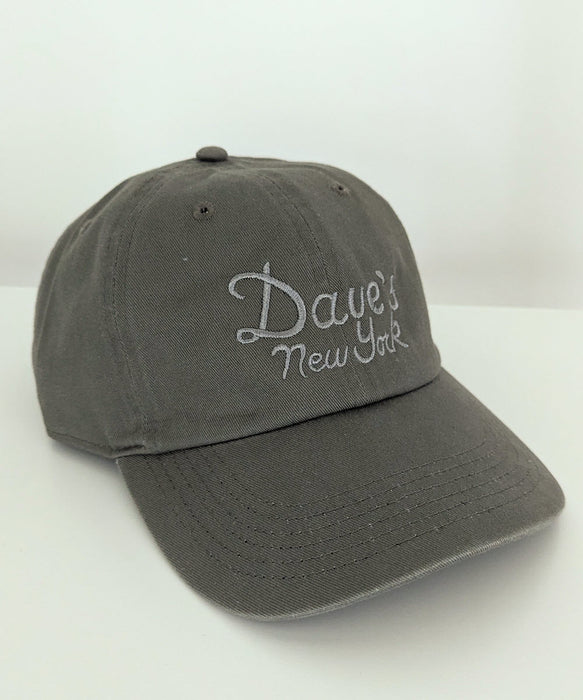 Dave's New York Vintage Logo Embroidered Cap - Taupe Green