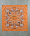 Dave's New York Logo Bandana - Texas Orange