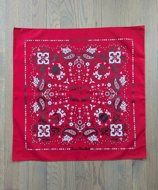 Dave's New York Logo Bandana - Red