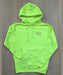 Dave's New York Vintage Logo Hooded Sweatshirt - Bright Lime