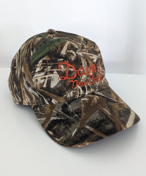 Dave's New York Vintage Logo Embroidered Cap - RealTree Max5 Camo