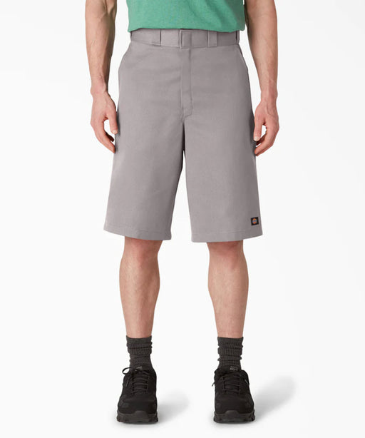 Dickies Men's 13” Loose Fit Multi-Pocket Work Shorts - Silver at Dave's New York