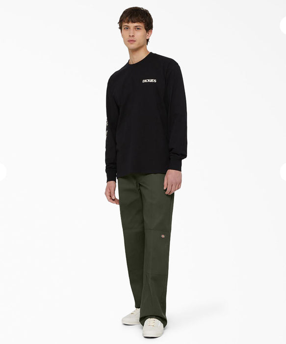 Dickies Men's Loose FIt Double Knee Work Pants - Olive Green at Dave's New York